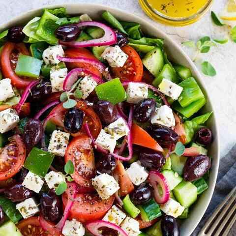 Halloumi & Süßkartoffel Salat